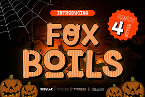 Fox Boils Fonts 4 Style, a Handwritten Font by Fox7 By Rattana