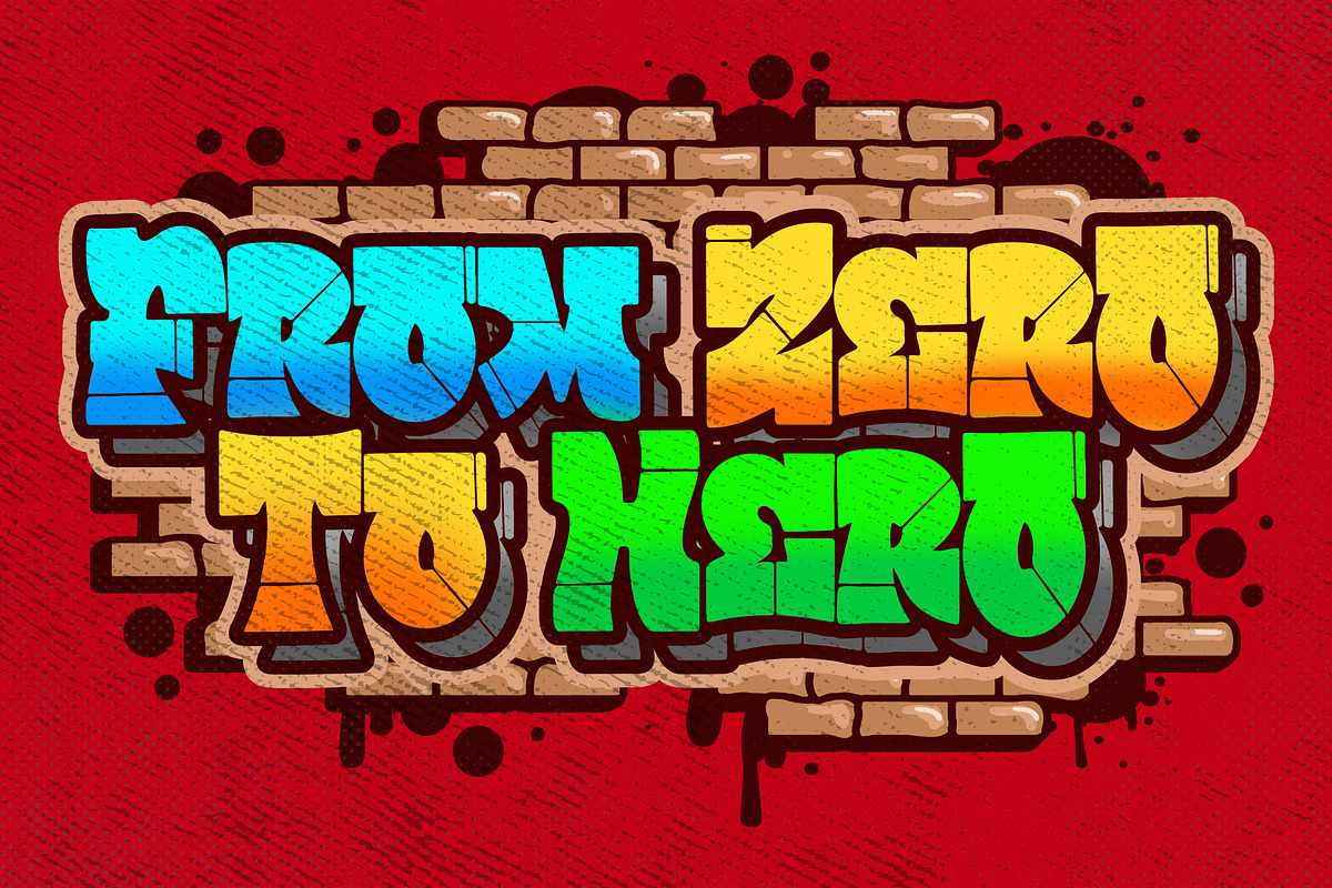 Street Lord Graffiti Font, a Blackletter Font by Blankids Studio (Photo 4 of 6)