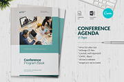 Conference Agenda Template, a Templates & Theme by Sabin (Thumbnail 1 of 9)