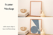 Frame Mockup Minimal Natural, a Print Template by LOPEstudio (Thumbnail 1 of 5)