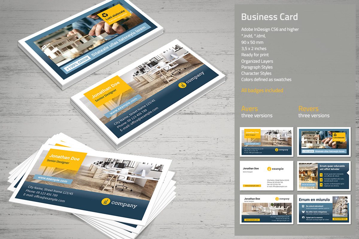 Business Card, a Business Card Template by MrTemplater (Photo 1 of 3)