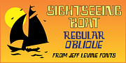 Sightseeing Boat JNL, a Font by Jeff Levine Fonts (Thumbnail 1 of 5)