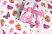 Pink Valentine watercolor collection, an Object Illustration by Yelloo Fish (Thumbnail 11 of 13)