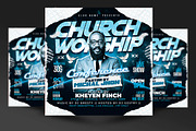 Church Flyer Template, a Flyer Template by RTXdesinger99 (Thumbnail 1 of 3)