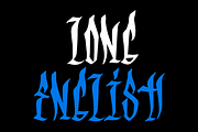 LONG ENGLISH CAPS, a Blackletter Font by Beau Hopps Design (Thumbnail 1 of 6)