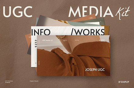 Joseph UGC Media Kit, a Marketing Template by Simple P.