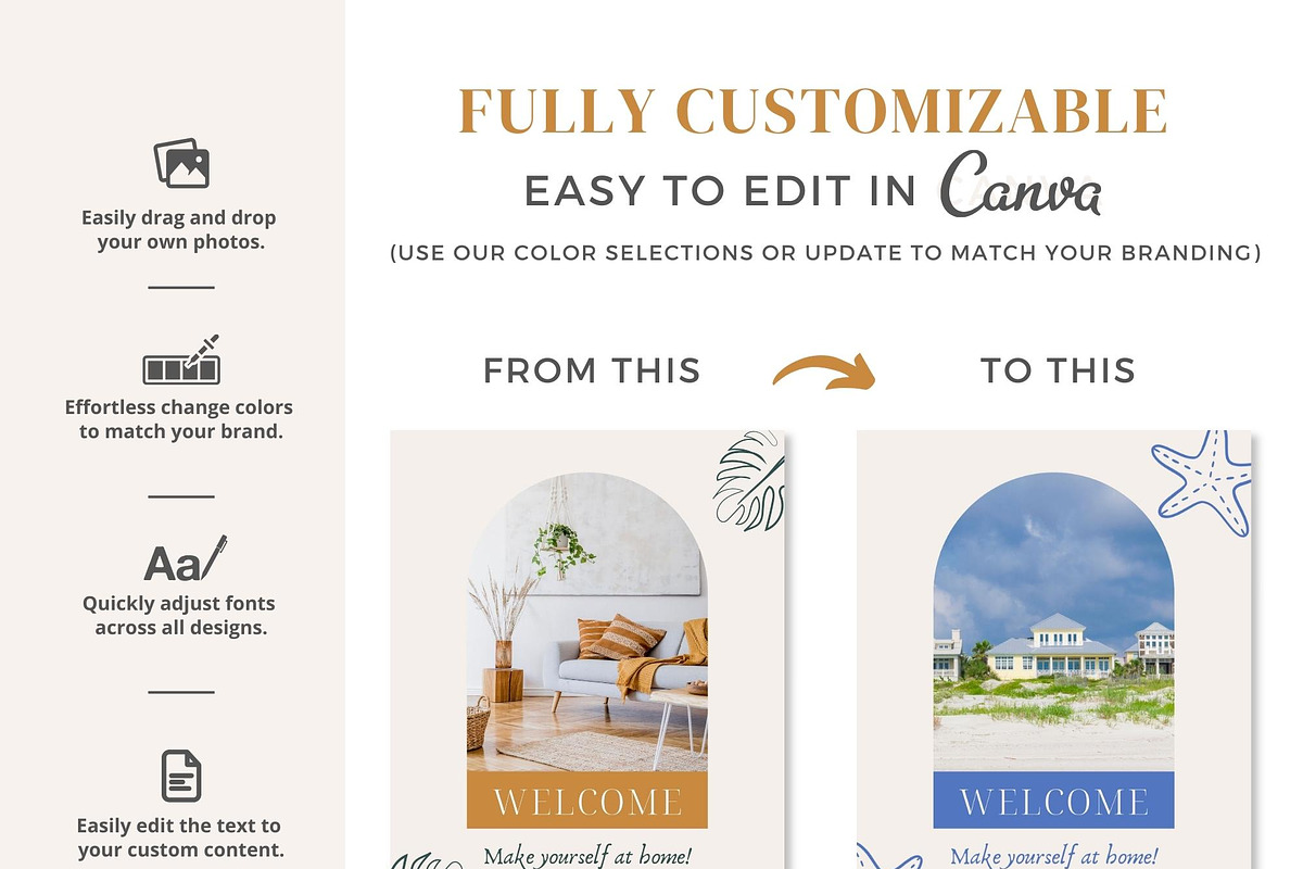 Airbnb Welcome Book Template | Canva, a Magazine Template by Ciera Design Templates (Photo 6 of 7)
