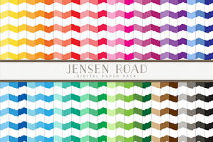 Ikat Chevron Rainbow Value Pack