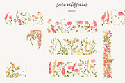 Loose wildflowers - watercolor set, an Illustration by Bruna Illustrates (Thumbnail 6 of 6)