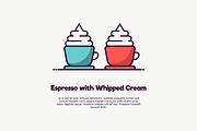Set of Coffee Graphics, a Background Graphic by Orange Graphics (Thumbnail 3 of 9)