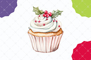 Grandmillennial Christmas Clipart, an Illustration by designcity5 (Thumbnail 5 of 5)