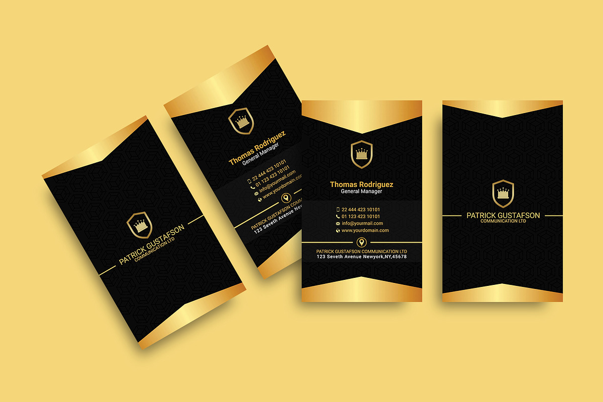 100 Business Card Template Bundle, a Business Card Template by Smashing_Studio (Photo 61 of 80)