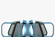 TV Studio News Desk 7, a Furniture 3D Model by akerStudio (Thumbnail 8 of 10)