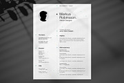 Minimal Creative Resume Pack by Srg, a Resume Template by Srg® (Thumbnail 6 of 11)