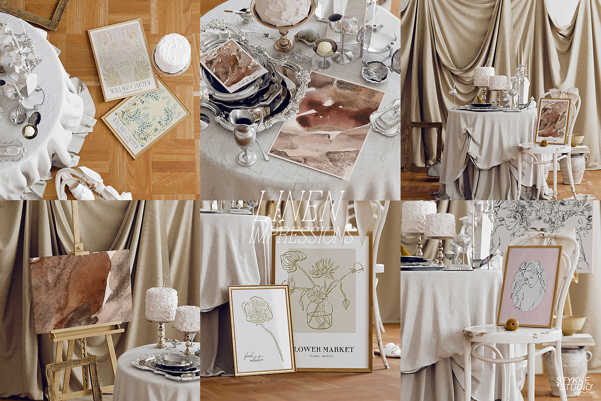 THE NEW COTTON | art & print mockup, a Household Mockup by Stykke Studio (Photo 2 of 9)