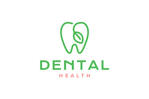 tooth dental care herbal  logo, a Branding & Logo Template by devastd