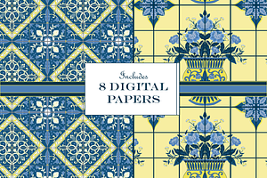 Azulejos And Delft Tile Patterns