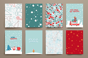 Merry Christmas Card Templates, a Flyer Template by Palau