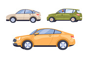 Modern cars side view set, a Transportation Illustration by Good Studio (Thumbnail 1 of 4)