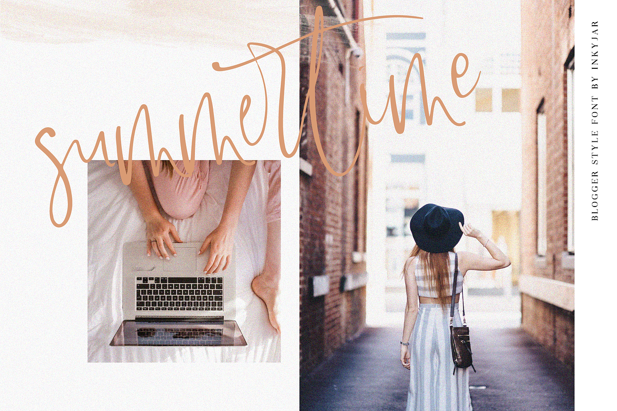 Lasiera Script Font | Blog style preview 4
