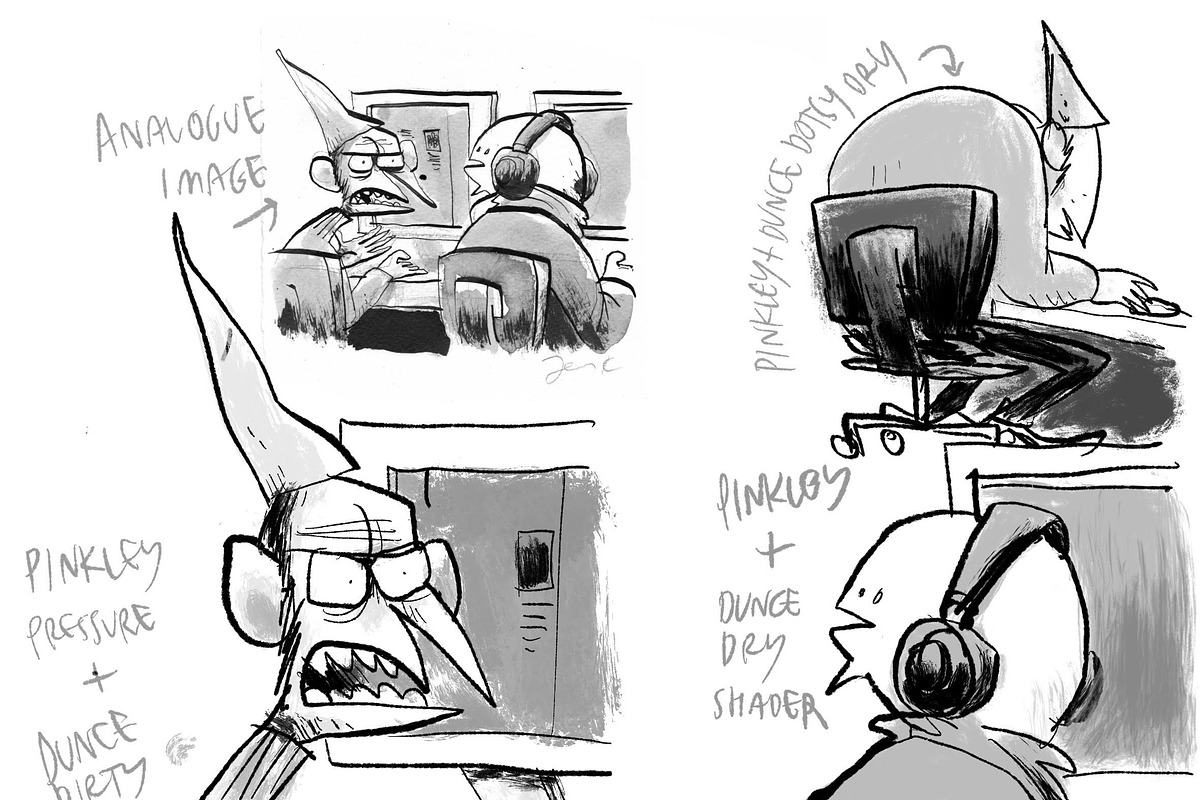 25+ DUNCE Comic Procreate Brushes, a Brush Add-On by Georg's Procreate Brushes (Photo 3 of 15)