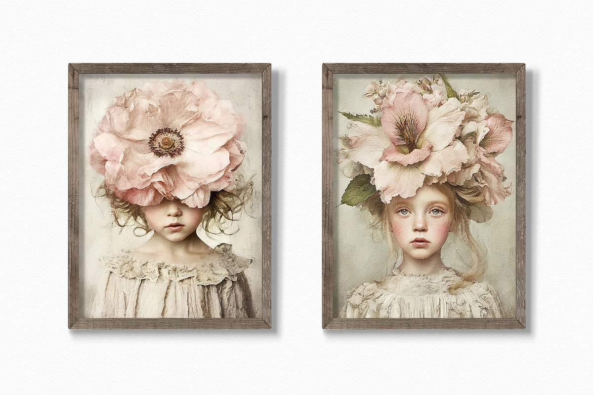 Flower Girls, a Decorative Illustration by rileyBgraphics (Photo 3 of 6)