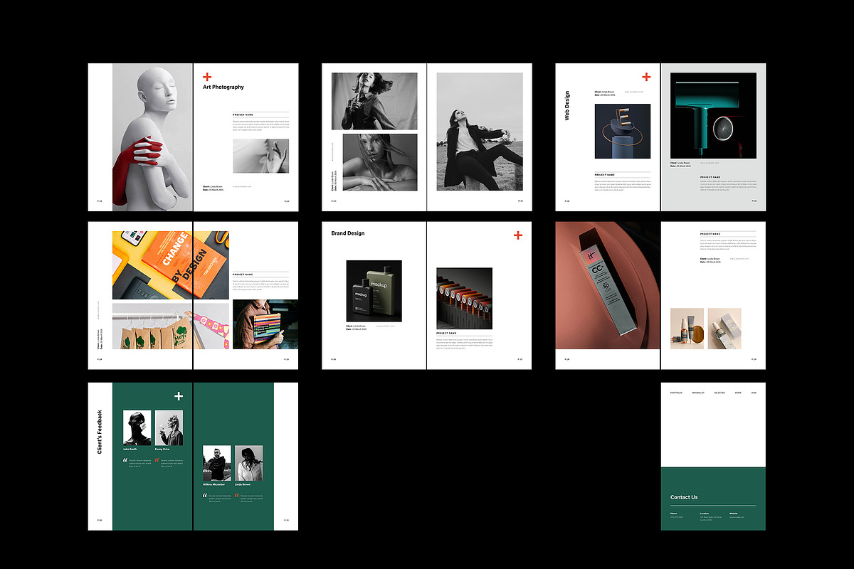 Graphic Design Portfolio, a Brochure Template by NorthPeak (Photo 15 of 15)