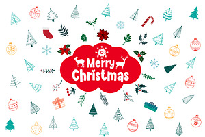 Merry Christmas Color&Dingbat Fonts