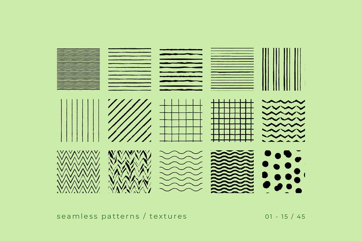 Hand-Drawn Pattern (or Texture), a Texture Graphic by Léo Alexandre (Photo 2 of 11)