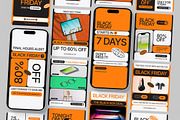 Black Friday Instagram Canva, a Social Media Template by Supanium Studio (Thumbnail 5 of 5)