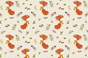 Cute fox vector. Fox pattern print, an Animal Illustration by StudioLondon (Thumbnail 3 of 6)