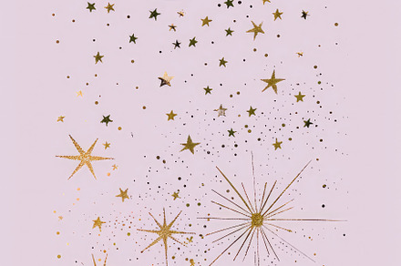 Minimalistic Purple Celestial design, an Abstract Photo by Virgo Studio