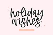 Holiday Wishes | Modern Script Font, a Script Font by KA Designs (Thumbnail 1 of 13)