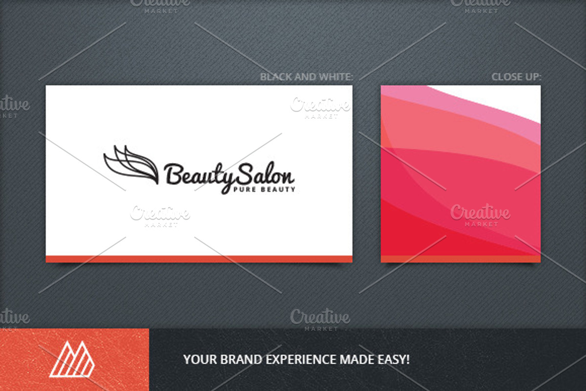 Beauty Salon Logo Template, a Branding & Logo Template by Mantas Bac (Photo 4 of 4)