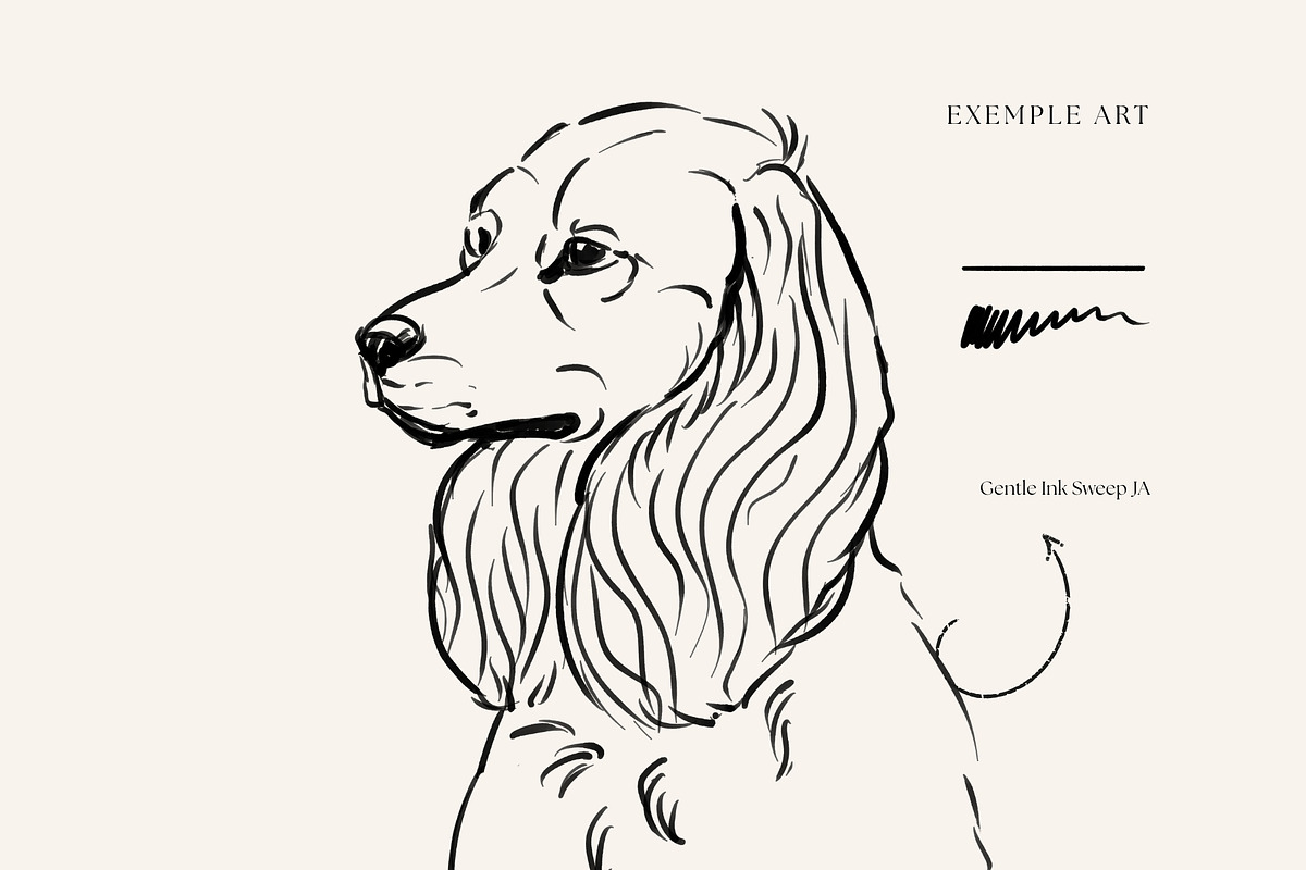 Photoshop Ink Brushes, a Brush Add-On by Jenteva Art (Photo 6 of 12)