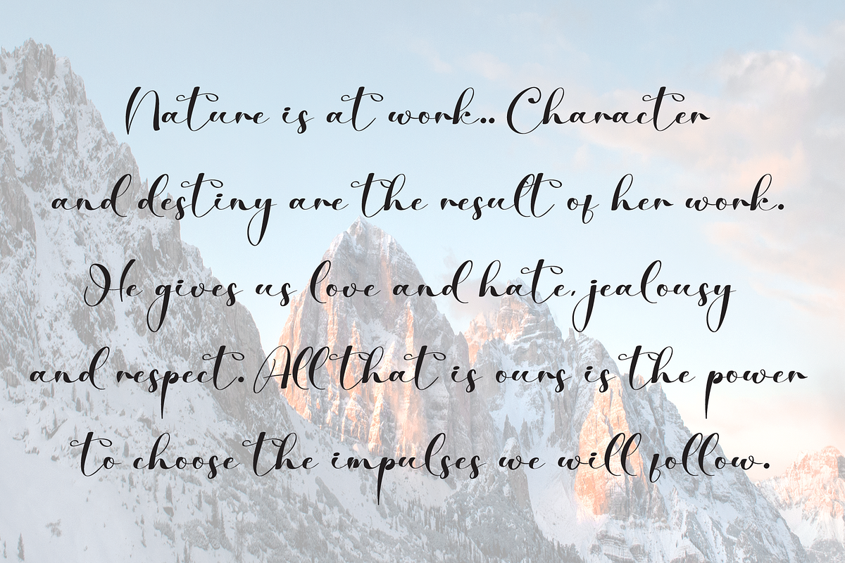 Drawing | Script Font, a Handwritten Font by Scratchones (Photo 6 of 8)