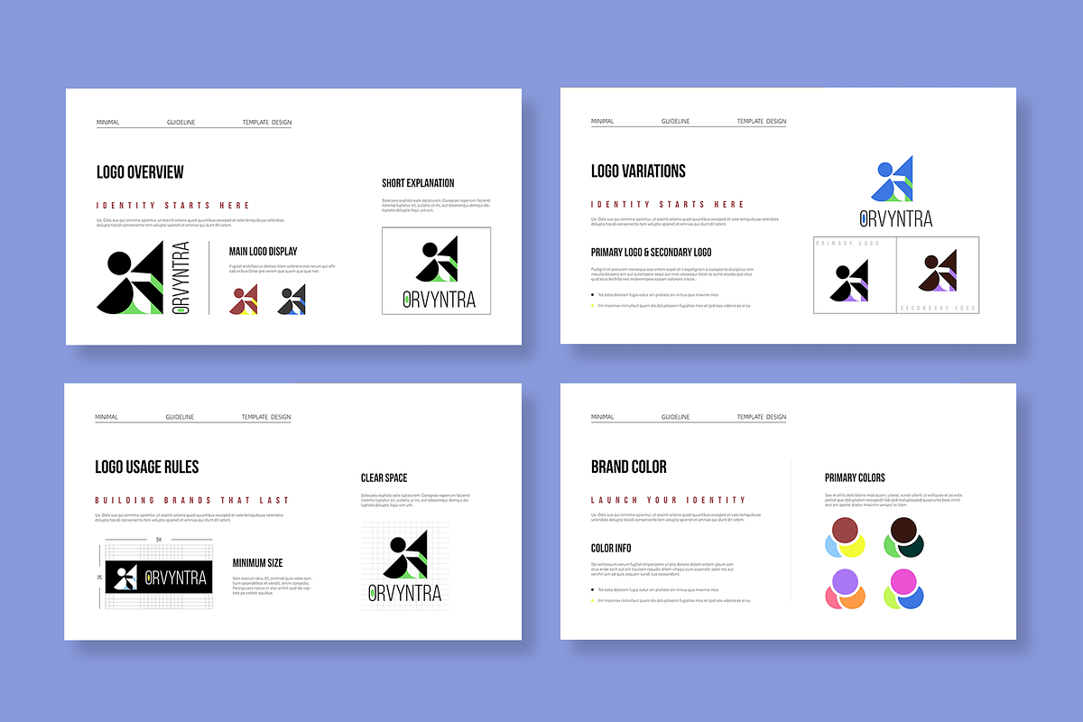 Modern Brand Guideline Presentation, a Presentation Template by MightyDesign (Photo 3 of 8)