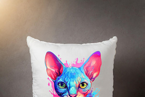 Sphynx Cat For Sublimation Printing.