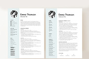 resume with photo, a Resume Template by PinkJellyfish (Thumbnail 3 of 8)