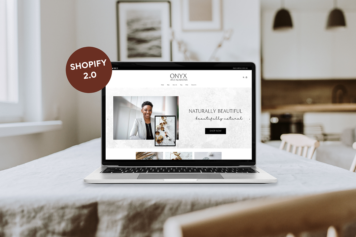 Shopify Theme | Onyx + Alabaster, a Templates & Theme by Easy Website Themes (Photo 2 of 7)