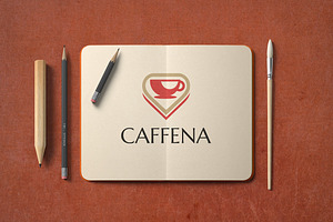 Caffena Logo Design