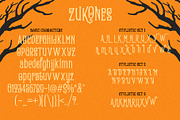 The Zukones Halloween Font, a Serif Font by alit design (Thumbnail 7 of 16)