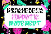 Retrovia Memories - Psychedelic Font, a Font by PutraCetol Studio (Thumbnail 5 of 5)
