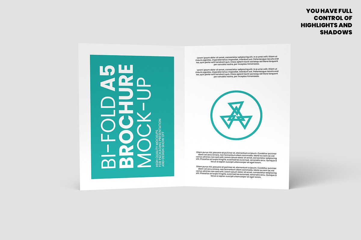 Bi-Fold A5 Brochure Mock-up, a Books & Magazine Mockup by Illusiongraphic (Photo 2 of 25)