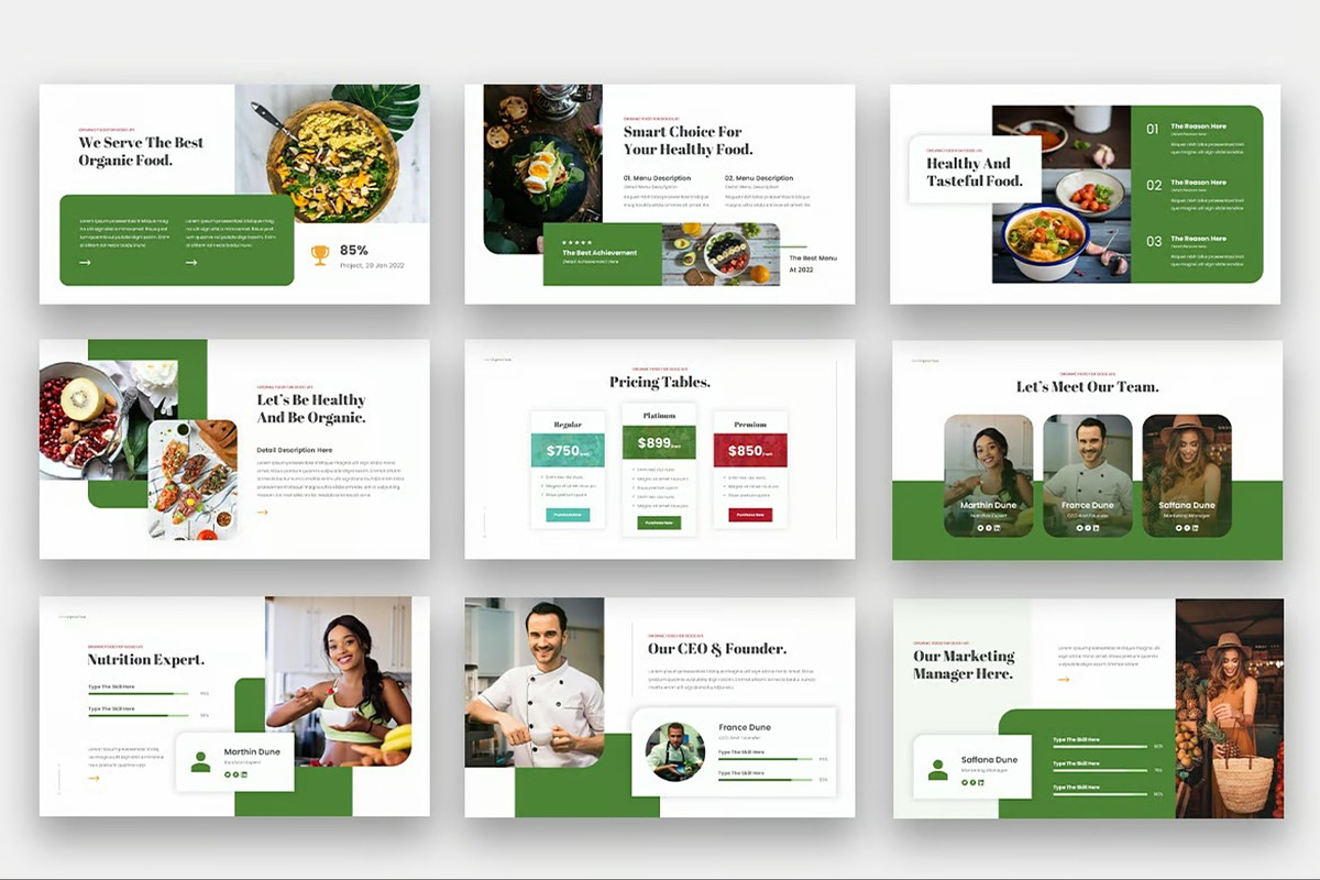Vageto - Organic Food Keynote, a Presentation Template by Fit-tee (Photo 6 of 6)
