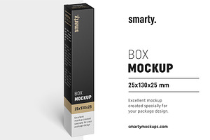 Box Mockup / 25x130x25 Mm