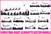 Holiday Village Silhouette Pack, an Illustration by hafijul (Thumbnail 1 of 21)