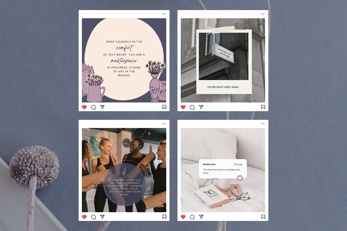 90+ Life Coach Social Media Template, a Social Media Template by Glow Muse Studio (Photo 10 of 10)