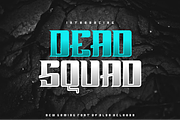 Dead Squad Font, a Sans Serif Font by alon kelakon (Thumbnail 1 of 5)