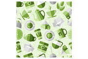 Tea icons in flat style, an Icon by Vector beauty (Thumbnail 3 of 4)